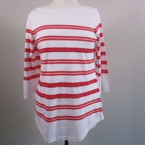 CHARTER CLUB 3/4 LENGTH SLEEVE TOP